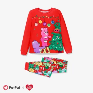 Care Bears Christmas Family Matching Character Xmas Tree Print Long-sleeve Pajamas Sets (Flame Resistant) #1167181