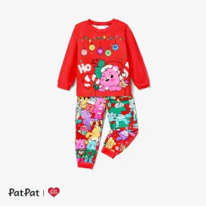 Care Bears Christmas Family Matching Character Xmas Tree Print Long-sleeve Pajamas Sets (Flame Resistant) #1167188