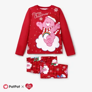 Care Bears Christmas Family Matching Snowflake Print Pajamas Sets (Flame Resistant) #1166148