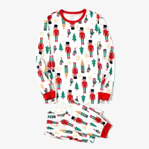 Christmas Family Matching Childlike Festival Theme All-over Print Long-sleeve Pajamas Sets(Flame resistant) #1211660