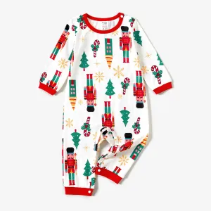Christmas Family Matching Childlike Festival Theme All-over Print Long-sleeve Pajamas Sets(Flame resistant) #1211663