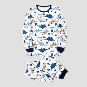 Christmas Family Matching Cute Dinosuar Allover Print Pajamas Sets(Flame Resistant) #1165003