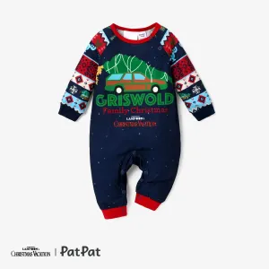 Christmas Vacation Family Matching Character Print Top and Pants Pajamas Sets(Flame Resistant) #1196036