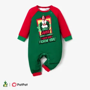 ELF Family Matching Christmas Character Print Pajamas Sets (Flame Resistant) #1211638