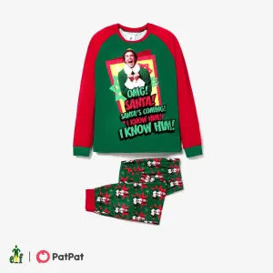 ELF Family Matching Christmas Character Print Pajamas Sets (Flame Resistant) #1211643