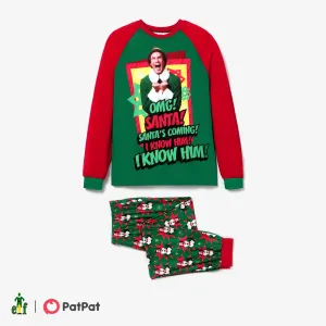 ELF Family Matching Christmas Character Print Pajamas Sets (Flame Resistant) #1211649