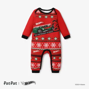 Hot Wheels Christmas Family Matching Vehicle Race Car Print Pajamas Sets (Flame Resistant) #1166224
