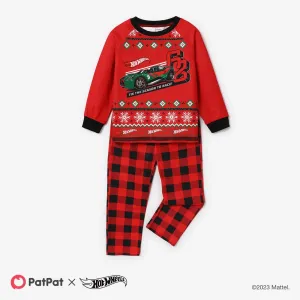 Hot Wheels Christmas Family Matching Vehicle Race Car Print Pajamas Sets (Flame Resistant) #1166229
