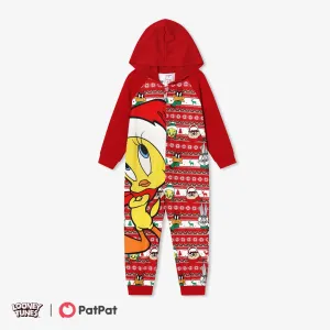 Looney Tunes Family Matching Long-sleeve Christmas Print Pajamas  (Flame Resistant) #1196728