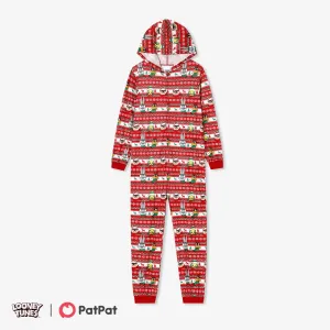 Looney Tunes Family Matching Long-sleeve Christmas Print Pajamas  (Flame Resistant) #1238848