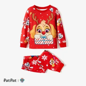 PAW Patrol Christmas Big Graphic Family Matching Pajamas Sets(Flame Resistant) #1316302