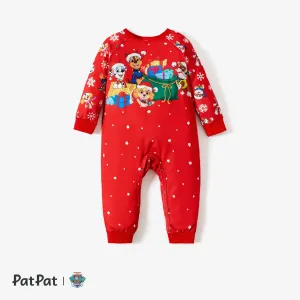 PAW Patrol Christmas Big Graphic Family Matching Pajamas Sets(Flame Resistant) #1316303