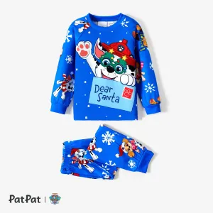 PAW Patrol Christmas Big Graphic Family Matching Pajamas Sets(Flame Resistant) #1316307