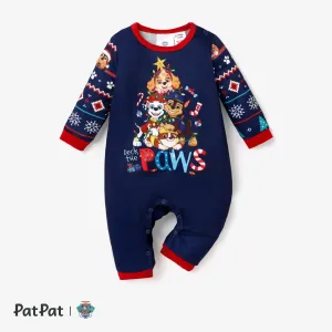 PAW Patrol Christmas Family Matching Character Allover Print Long-sleeve Pajamas Sets(Flame Resistant) #1171349