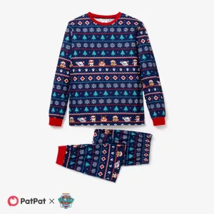 PAW Patrol Christmas Family Matching Character Allover Print Long-sleeve Pajamas Sets(Flame Resistant) #1171353