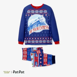 The Polar Express Christmas Family Matching Big Graphic Allover Pajamas (Flame Resistant) #1196140