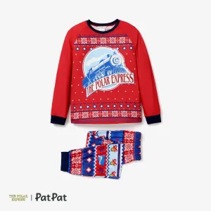 The Polar Express Christmas Family Matching Big Graphic Allover Pajamas (Flame Resistant) #1196147