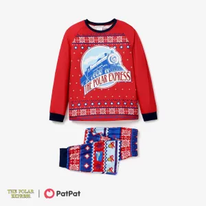 The Polar Express Christmas Family Matching Big Graphic Allover Pajamas (Flame Resistant) #1196154