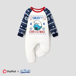 The Smurfs Family Matching Graphic Long-sleeve Pajamas(Flame Resistant)
