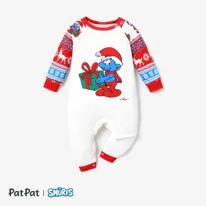 The Smurfs Family Matching Graphic Long-sleeve Pajamas(Flame Resistant) #1196211
