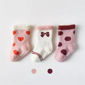 3-pack Baby/toddler Comfortable towel socks #1319795