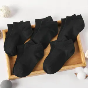 5-pairs Baby / Toddler / Kid Solid Socks #191788
