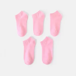 5 Pairs Baby / Toddler / Kid Solid Socks #234310