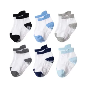6 Pairs Baby/Toddler Adhesive Anti-slip Socks #1047487