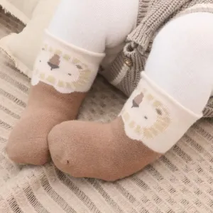 Baby Childlike Thickened warm mid-calf terry boneless loose socks #1319895