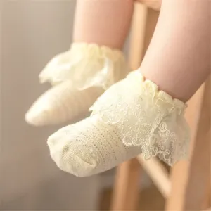 Baby Girl Lace Ruffle Socks #186677