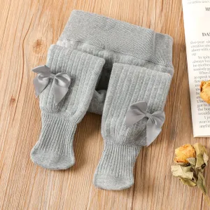 Baby / Toddler Bow Decor Thermal Tights Pantyhose #214412