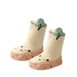 Baby / Toddler Cartoon Animal Print Floor Socks (Socks sole printing pattern is random) #194009