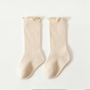 Baby/toddler Casual all-match solid color stockings with wooden ears #1133045
