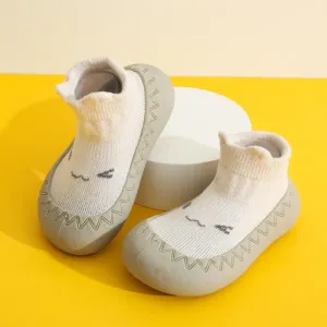 Baby/Toddler Facial Expression Embroidery Non-slip Soft Sole Floor Socks #1059948
