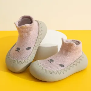 Baby/Toddler Facial Expression Embroidery Non-slip Soft Sole Floor Socks #1059953