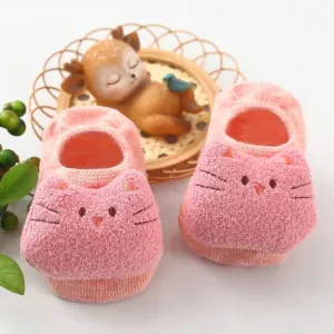 Baby/toddler Girl/Boy Childlike Anti-Slip Floor Socks with Cute Animal Design #1342396