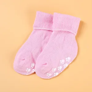Baby / Toddler Solid Antiskid Socks #189069