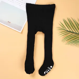 Baby / Toddler Solid Antiskid Tights (Random letters on the bottom of the socks) #189055