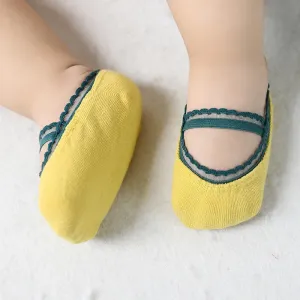 Baby / Toddler Stylish Solid Lace Trim Socks #186649