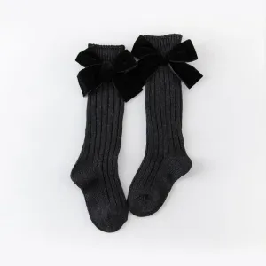 Baby/toddler Velvet bow stockings for Girl #1196690