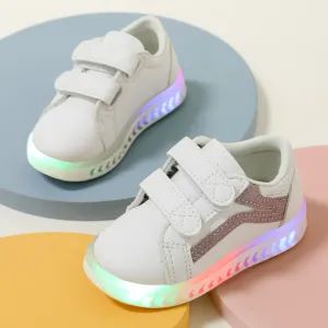 Baby/ Toddler's Sequin Stripe LED Sneaker #791427
