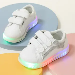 Baby/ Toddler's Sequin Stripe LED Sneaker #791428