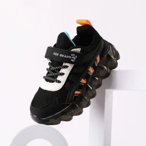 Kids Fashion Mesh Breathable Velcro Sport Shoes #1056113