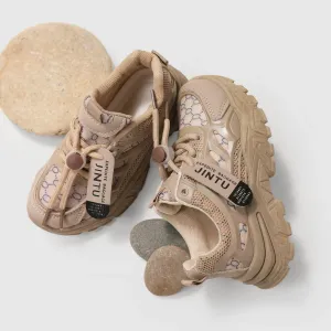 Kids Girl/Boy Sporty Letter Pattern Non-slip Athletic Shoes #1329545
