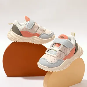 Toddler Fashion Colorblock Soft Sole Chunky Sneakers #220616
