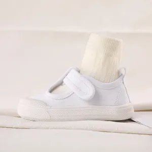 Toddler / Kid Casual White Canvas Shoes #882275