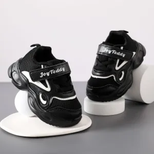 Toddler / Kid Letter Graphic Fashion Black Sneakers #214211