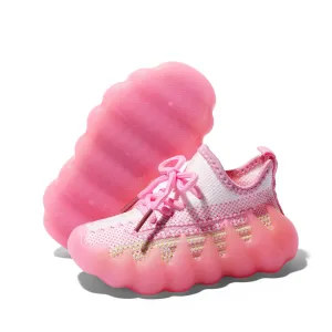 Toddler/Kid Ombre Lace-up Front Soft Sole Sport Shoes #1054768