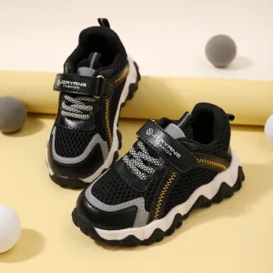 Toddler Mesh Panel Black Trainers #230578