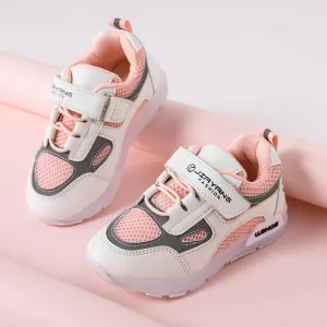 Toddler Pink Mesh Panel LED Sneakers #226943